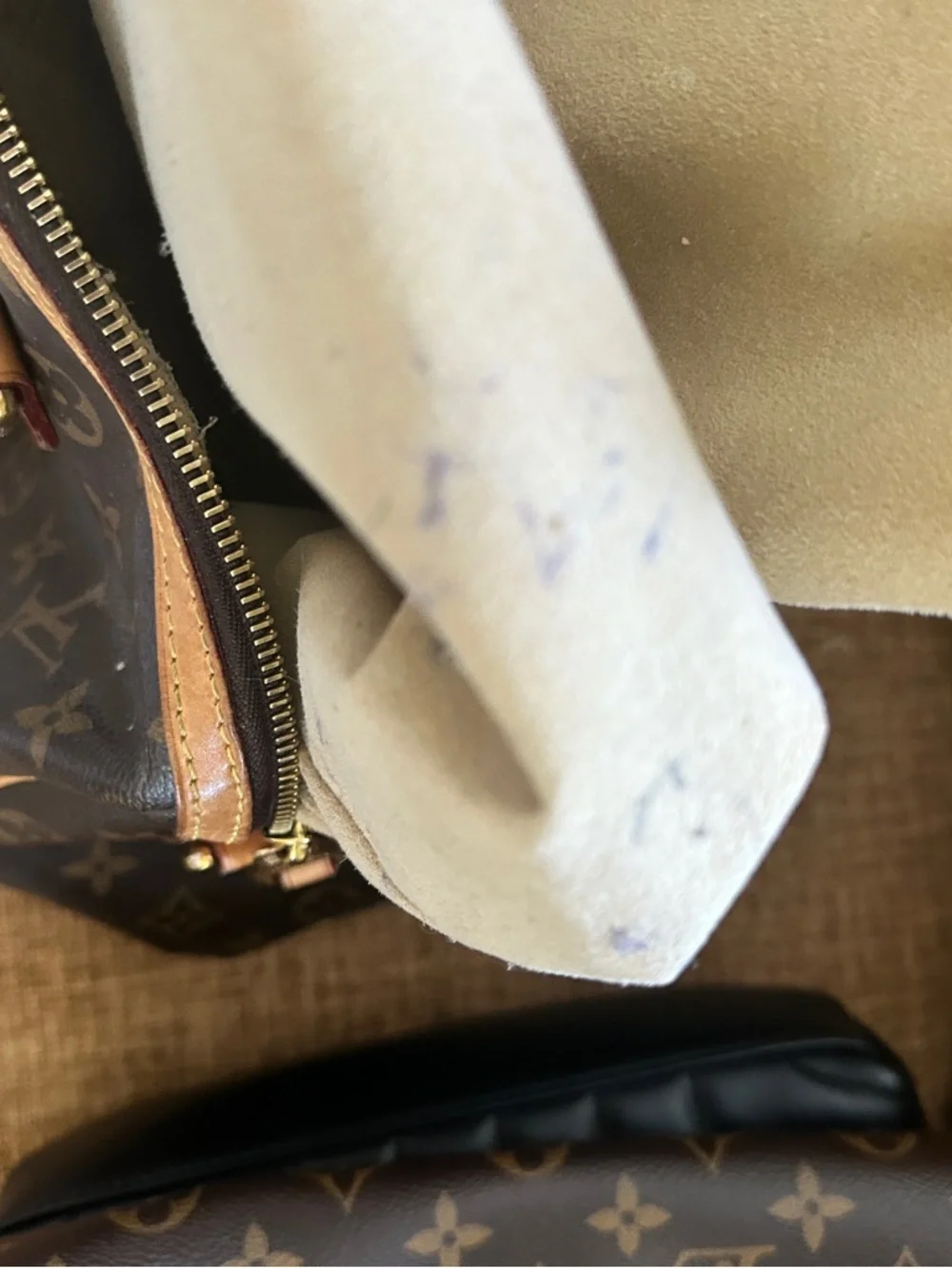 Louis Vuitton Monogram Canvas Top Handle Tote - Brown & Tan - Picture 8 of 16